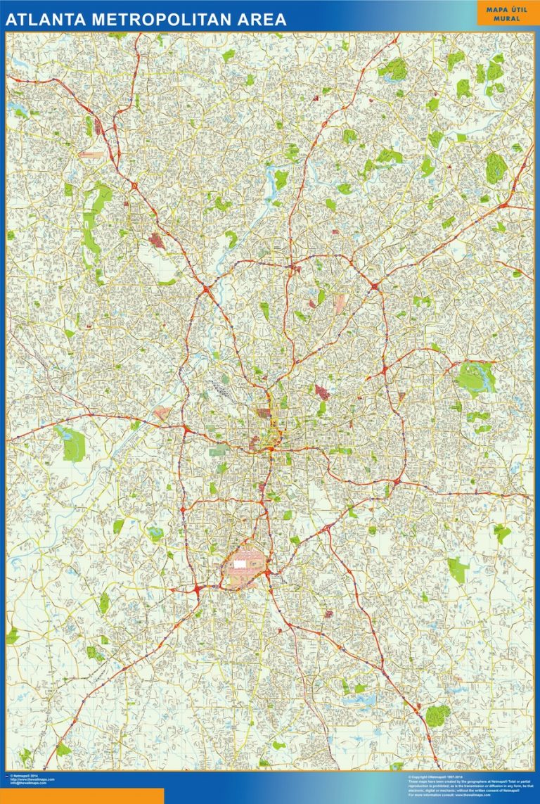 Carte Atlanta