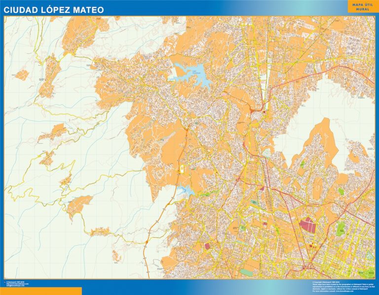Carte Ciudad Lopez Mateo Mexique