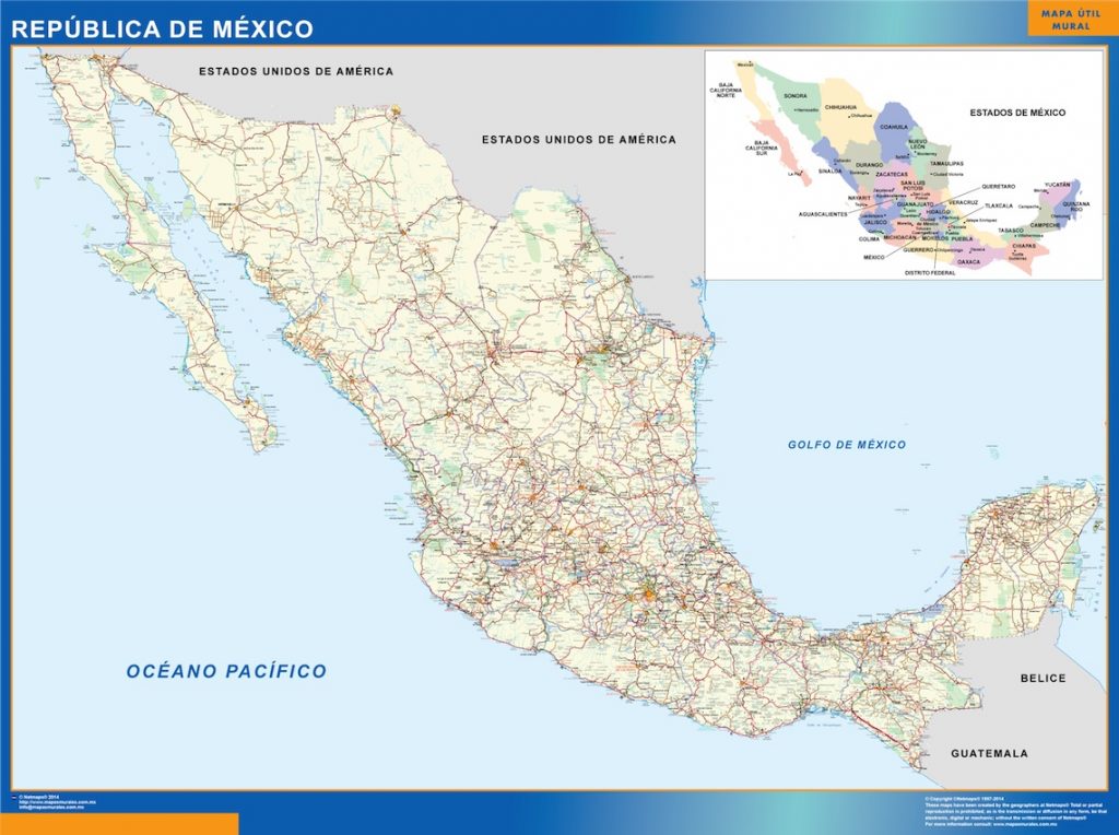 Carte Mexique