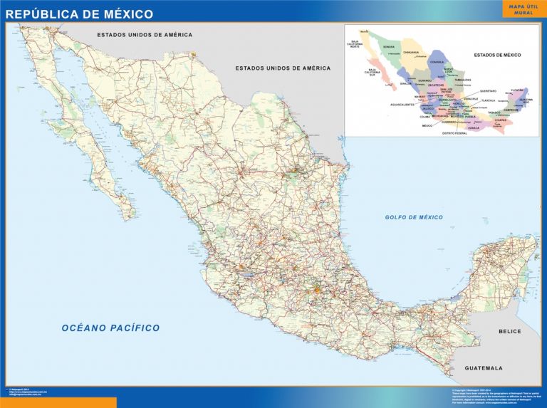 Carte Mexique