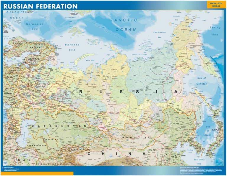Carte Russie