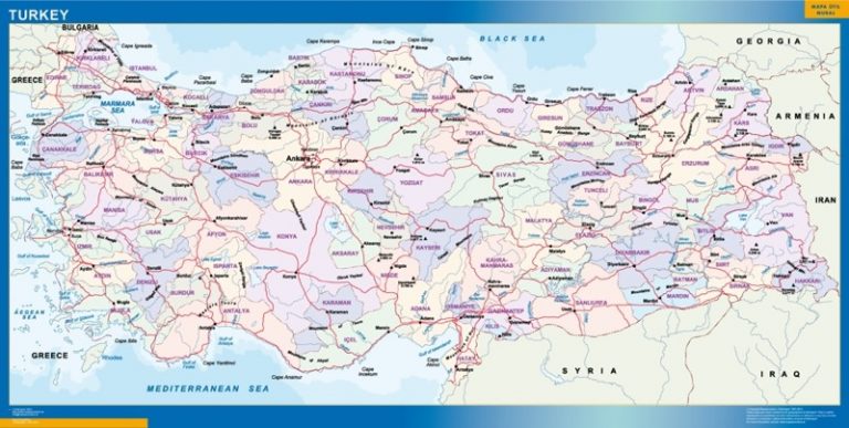Carte Turquie